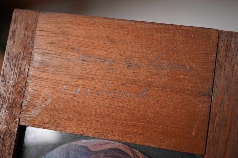A quantity of magic lantern slides, including a moving slide. Condition - poor to fair.